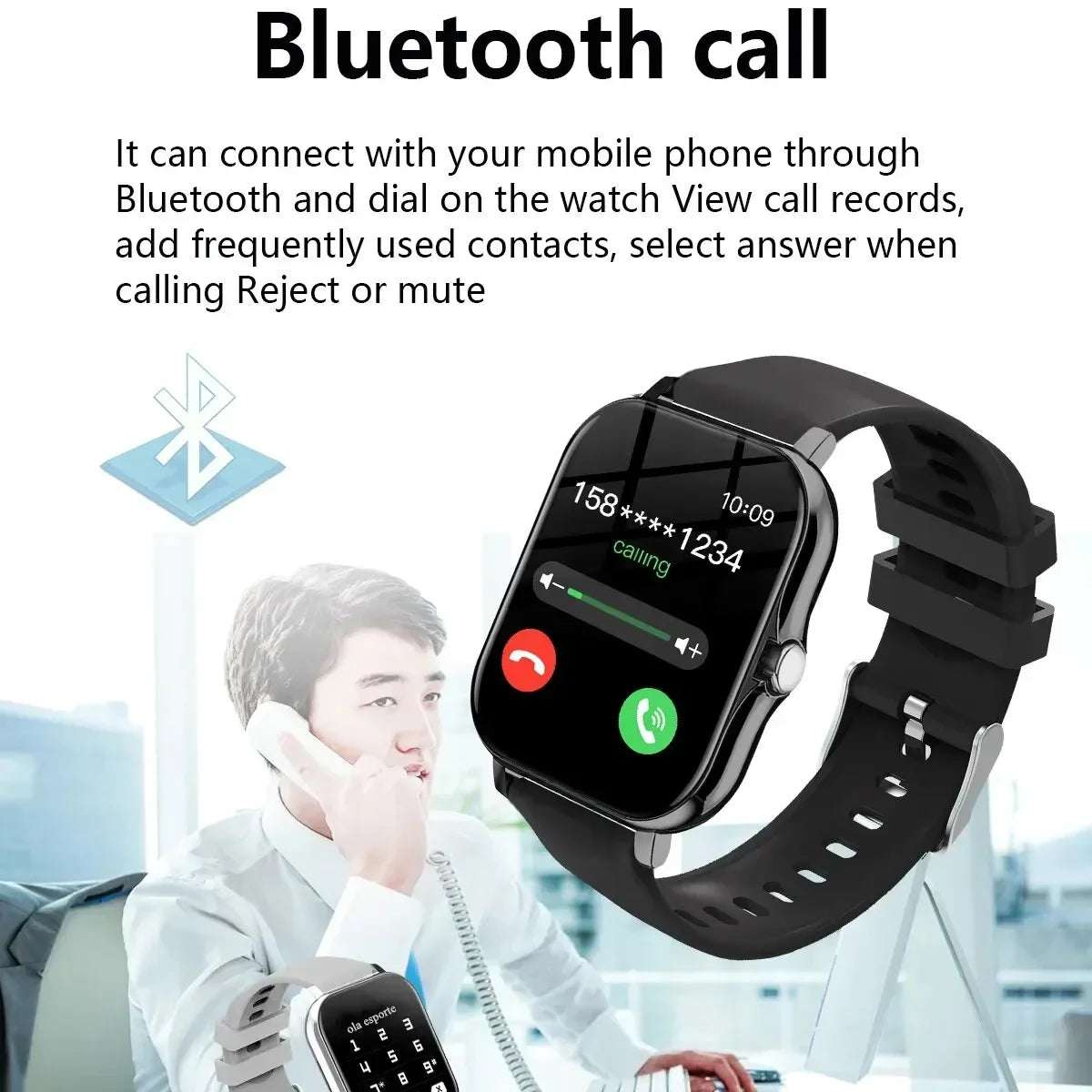 Smart Watches for Men Women Newest 2024 Sport SmartWatch Faces Bluetooth Call Phone