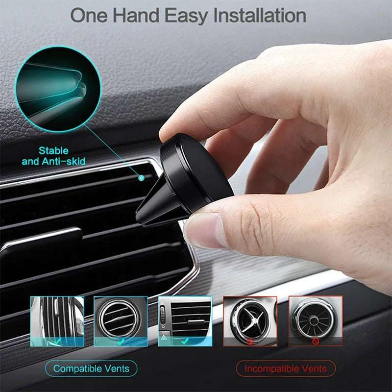 Magnetic Phone Holder for Car Stand Magnet Cellphone Bracket Car