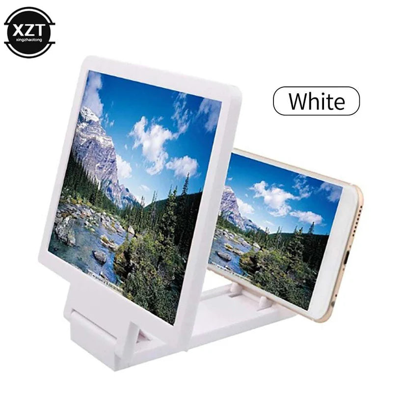 Mobile Phone Screen Magnifier Eye Protection Monitor 3D Video Screen Magnifier Folding Stand